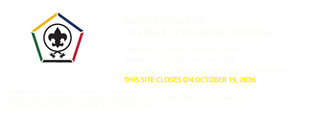 Twin Rivers Council - Wood Badge